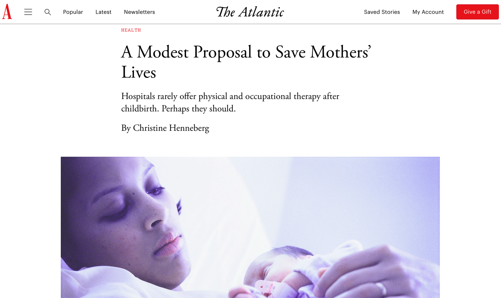 Should everyone who gives birth get physical therapy